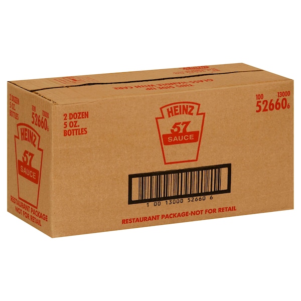 Heinz Heinz 57 Sauce 5 oz. Bottle, PK24 - 10013000526606