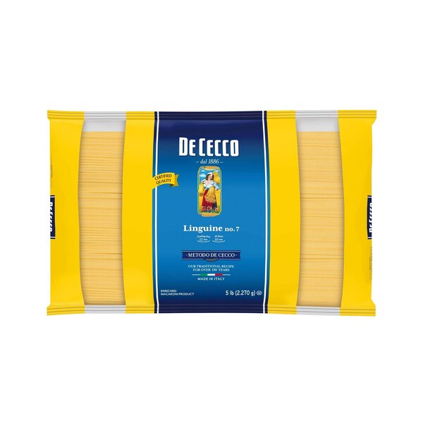 De Cecco De Cecco No. 7 Linguine 5lbs Bag, PK4 - VSA8007