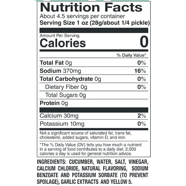 Van Holtens Van Holten's Large Garlic Pickle Individually Packed In A Pouch, PK12 - 412K