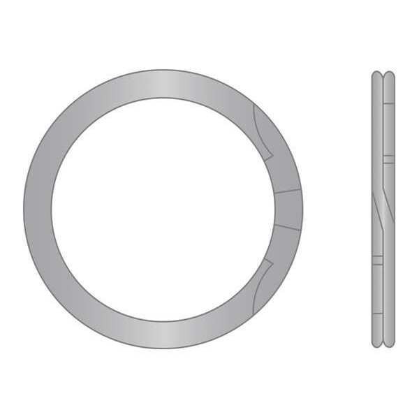 Huyett Internal Retaining Ring, 18-8 Stainless Steel, Plain Finish, 2 in Bore Dia. - RRN-200-S02