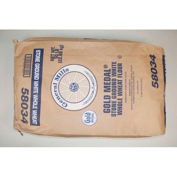 Gold Medal Gold Medal Stone Ground White Whole Wheat Flour 50lbs - 16000-58034