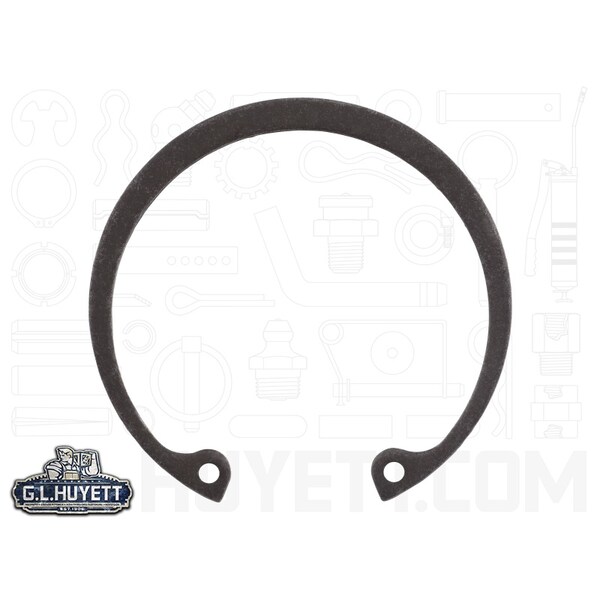 Huyett Internal Retaining Ring, Steel, Black Phosphate Finish, 1.5 in Bore Dia. - BHO-150