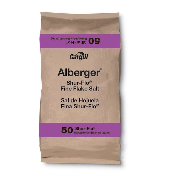 Cargill Cargill Alberger Shur-Flo Fine Flake Salt 50Lb - 100012489