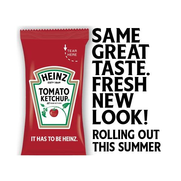 Heinz Heinz Single Serve Ketchup 9g, PK500 - 10013000980101