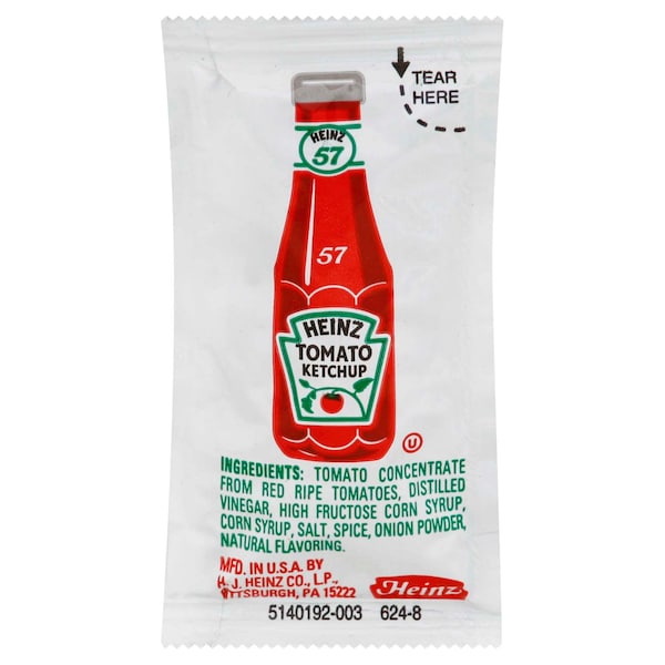 Heinz Heinz Single Serve Ketchup 9g, PK500 - 10013000980101