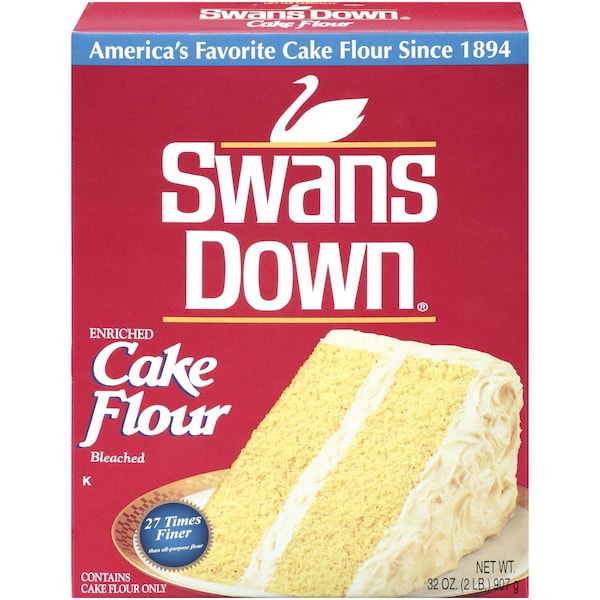Swans Down Flour 32 oz. Box Swans Down Cake Flour Box, PK8 - 47900-13011