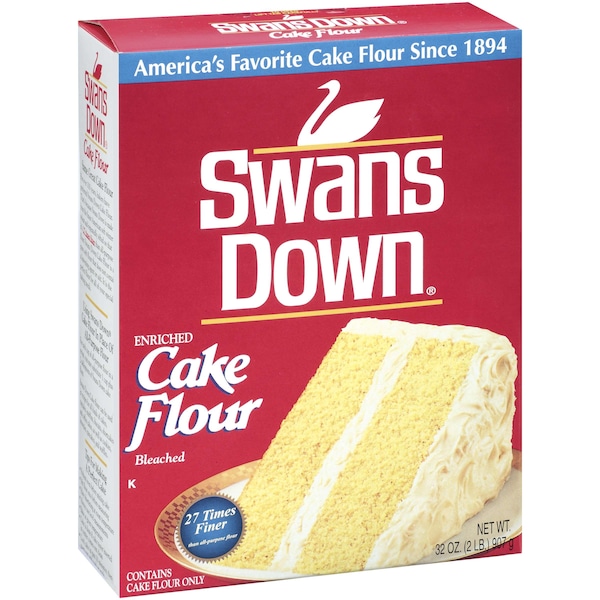 Swans Down Flour 32 oz. Box Swans Down Cake Flour Box, PK8 - 47900-13011