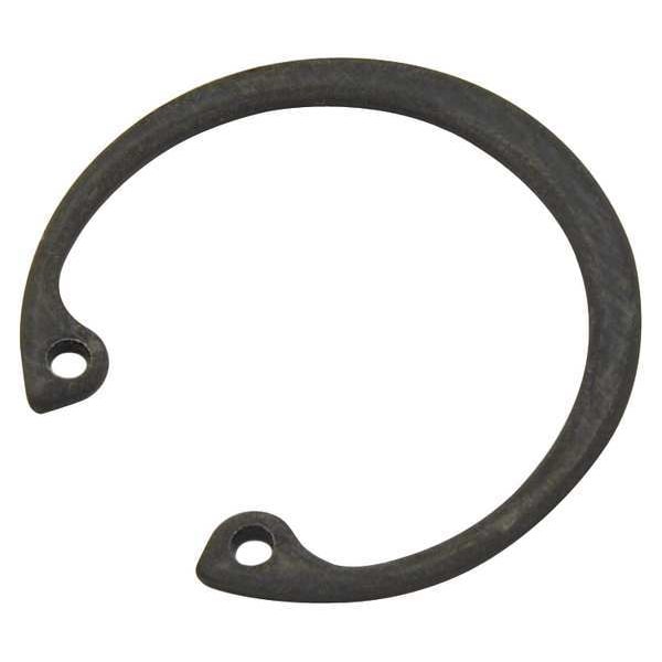 Zoro Select Internal Retaining Ring, Steel, Black Phosphate Finish, 38 mm Bore Dia. - DHO-38ST PA
