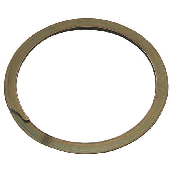 Zoro Select Internal Retaining Ring, Steel, Oil Finish, 1 5/8 in Bore Dia., 10 PK - WHM-162