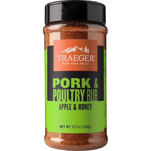 Traeger Seasonings, Pork, Poultry Rub, 12.5 oz Tin - SPC250