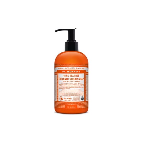 Dr. Bronners 12OZ TeaTree Sugar Soap - SD0503