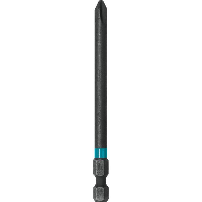 Makita ImpactX #2 Phillips 3-1/2 pulg. Punto de Potencia de Acero S2 Modificado - A-96827
