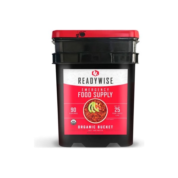 Wise Co Inc ReadyWise Organic Meals Bucket, 90 Servings - 05-825