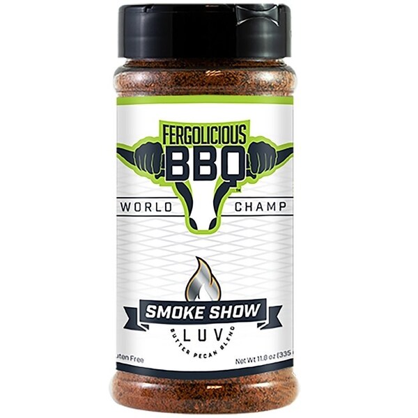 Fergolicious Bbq BBQ Rub, Smoke Show LUV, 11.8 oz, Bottle - OW74230