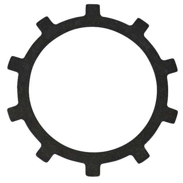 Rotor Clip Internal Push-On Retaining Ring, Steel, Black Phosphate Finish, 1.125 in Bore Dia. - TI-112