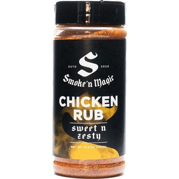 Smoke N Magic Smoke 'N Magic Rub Seasoning, Zesty Chicken, 12.5 oz - OW16500