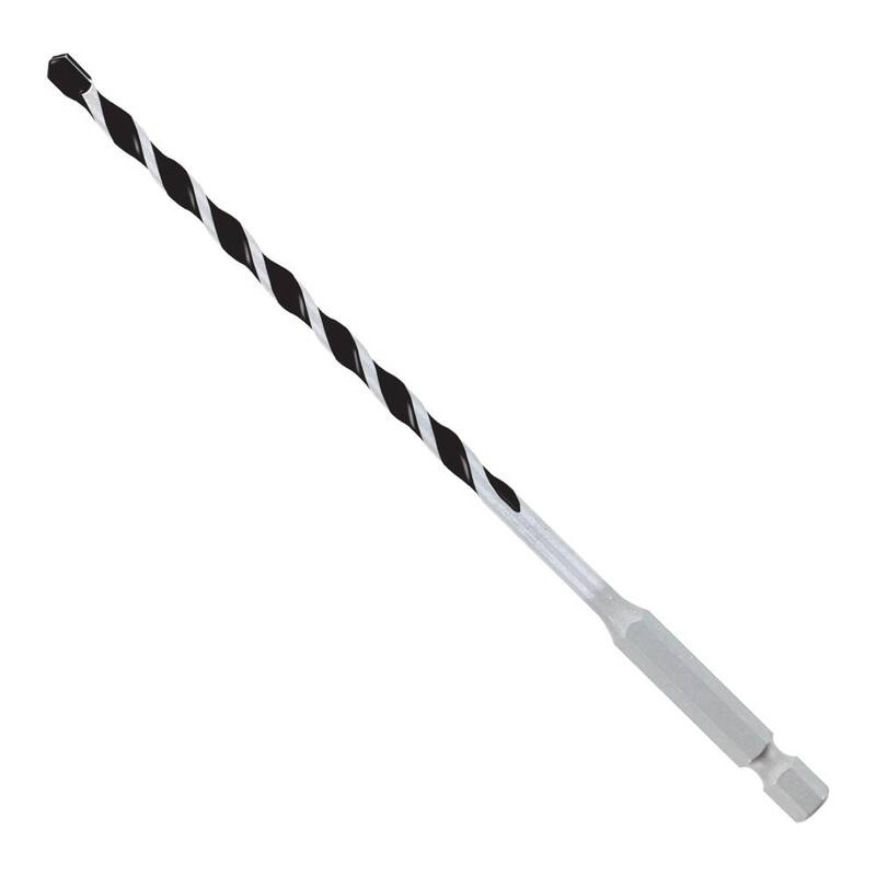 Broca de martillo con punta de carburo para múltiples materiales de 3/16 pulg. x 4 pulg. x 6 pulg. - DMAMM1030