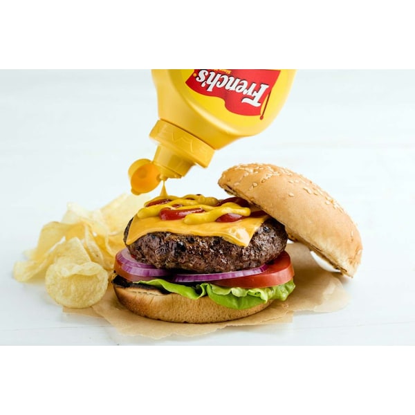 Frenchs French's Yellow Mustard Squeeze Bottle Kosher 3.6 oz., PK12 - 85026