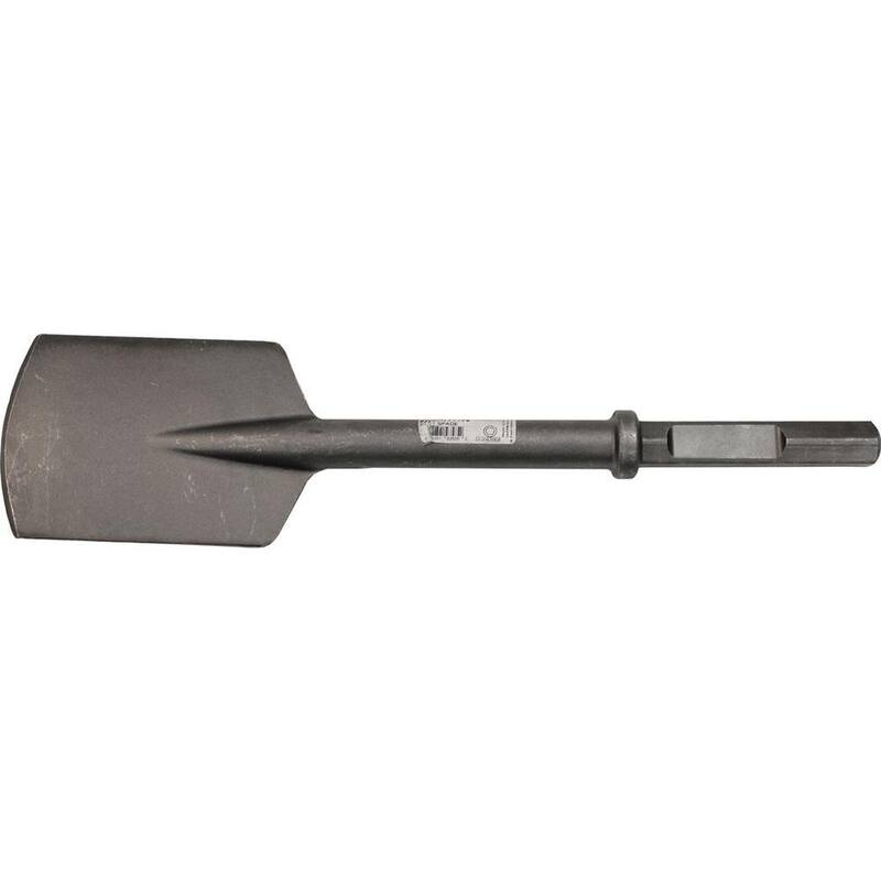 Cincel de arcilla Makita de 5-1/2 in. x 20 in., broca de eje hexagonal de 1-1/8 in. Para usar con martillos demolición y rompedores hexagonales de 1-1/8 in. - 751622-A