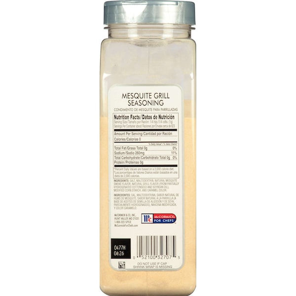 Mccormick McCormick Culinary Mesquite Grill Seasoning 22 oz. Container, PK6 - 932707