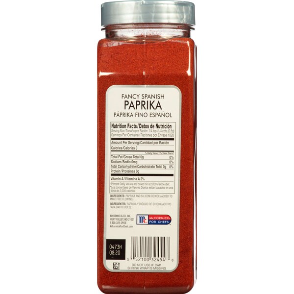 Mccormick McCormick Culinary Fancy Spanish Paprika 18 oz. Container, PK6 - 932454