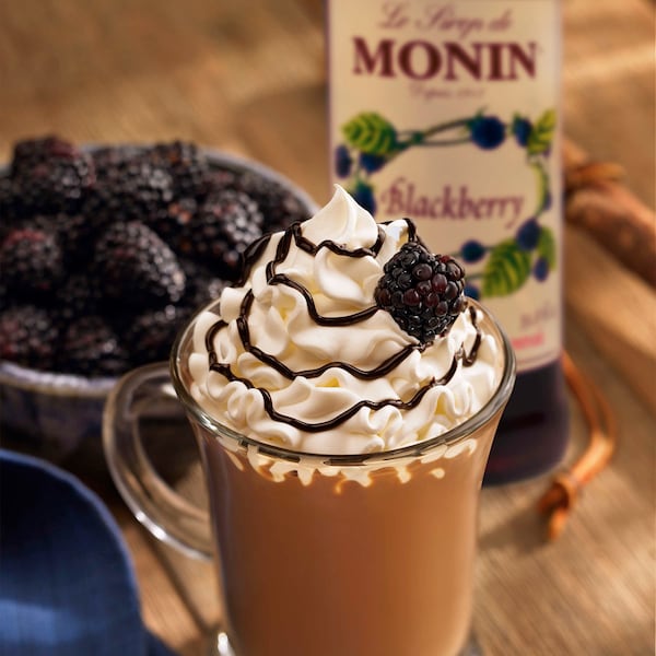 Monin Monin Wild Blackberry Syrup 1 Liter Bottle, PK4 - M-FR252F