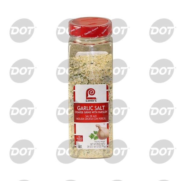 Lawrys Lawry's Garlic Salt With Parsley 28 oz. Container, PK6 - 2150080030