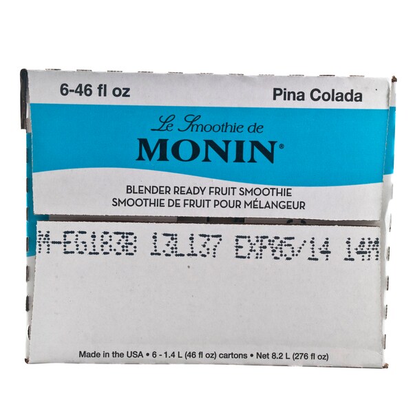 Monin Monin Pina Colada Smoothie 46 oz. Bottle, PK6 - M-EG183B