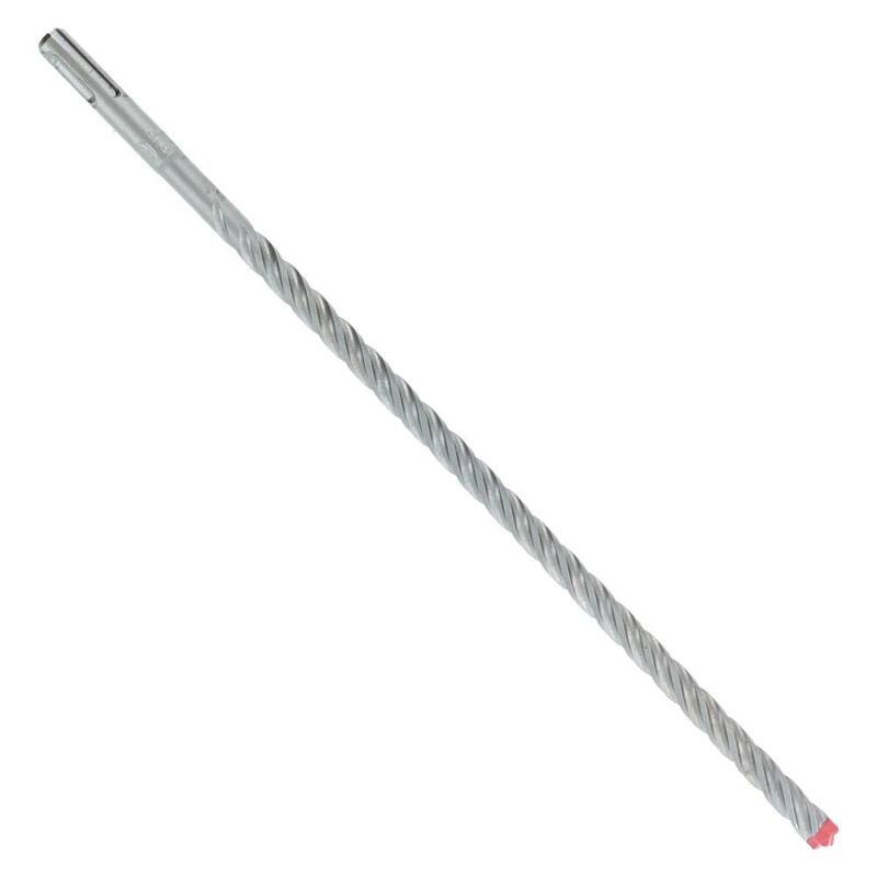 DIABLO 3/8 pulg. x 10 pulg. x 12 pulg. Barras de refuerzo Demon SDS-Plus Broca de martillo con cabeza de carburo completo de 4 cortes (1 pieza) - DMAPL4160