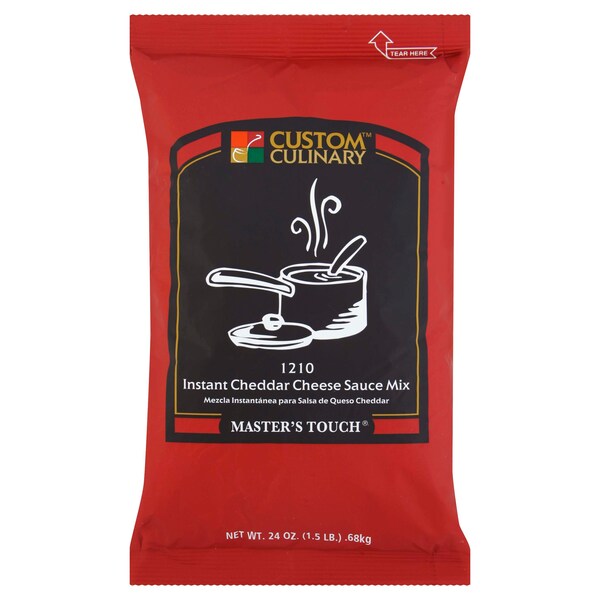 Custom Culinary Mix Sauce Cheese Cheddar Instant Shelf Stable, PK6 - 12101HCFP