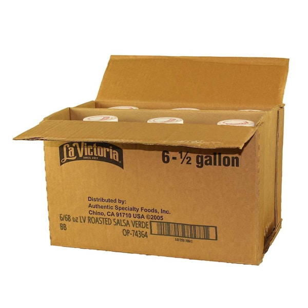 La Victoria 68 oz. LV Roasted Salsa Verde, PK6 - 74364