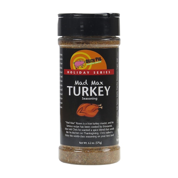 Dizzy Pig Dizzy Pig Mad Max Turkey Roasty BBQ Rub 6.2 oz - DP-MMT-8