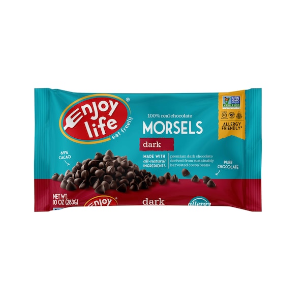 Enjoy Life Enjoy Life Vegan Dark Chocolate Baking Morsels 9 oz. Bag, PK12 - F10213W
