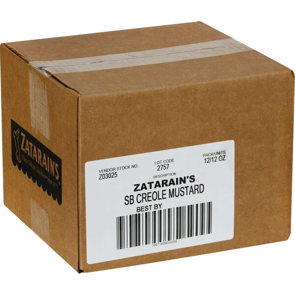 Zatarains Zatarain's Creole Mustard Squeeze Bottle 12 oz., PK12 - Z03025
