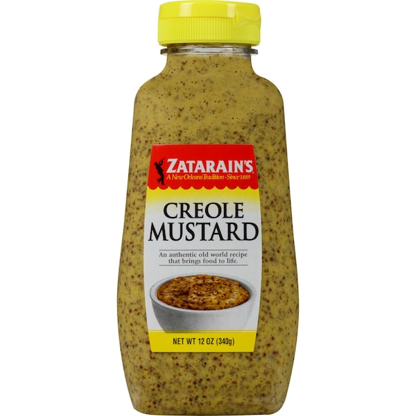 Zatarains Zatarain's Creole Mustard Squeeze Bottle 12 oz., PK12 - Z03025