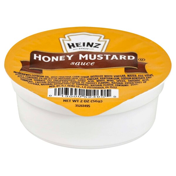 Heinz Heinz Honey Mustard 2 oz. Cup, PK60 - 10013000524602