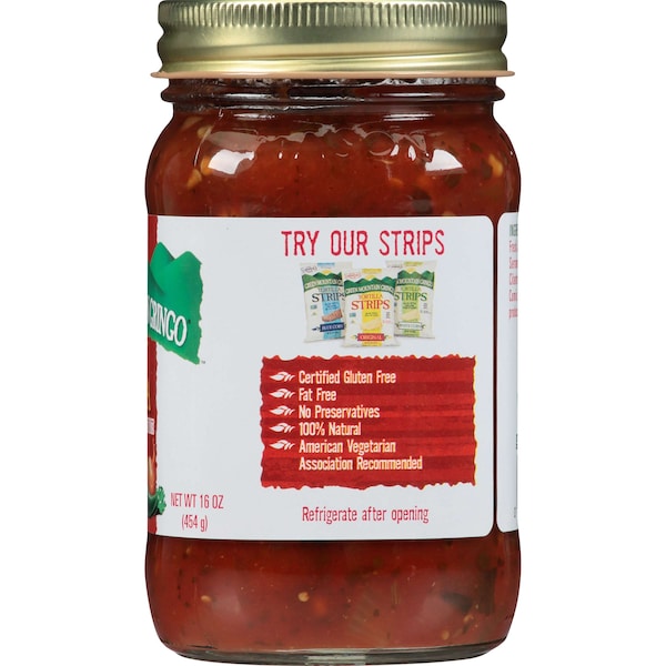 Green Mountain 16 oz. Green Mountain Gringo Hot Salsa, PK12 - 2.00200