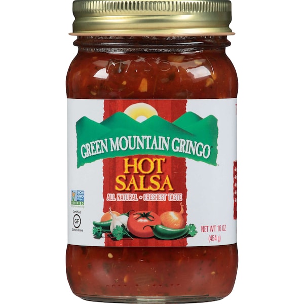 Green Mountain 16 oz. Green Mountain Gringo Hot Salsa, PK12 - 2.00200