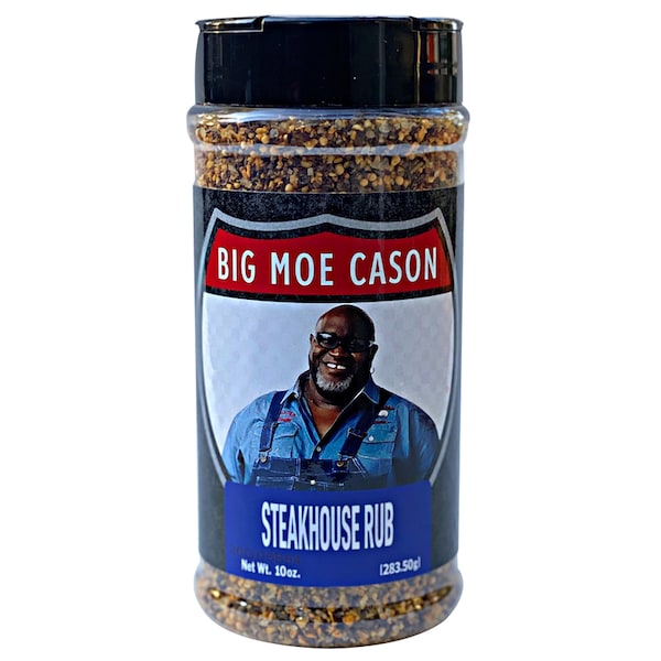 Moe Cason Barbecue Big Moe Cason Steak BBQ Rub 10 oz - MOSTEAK