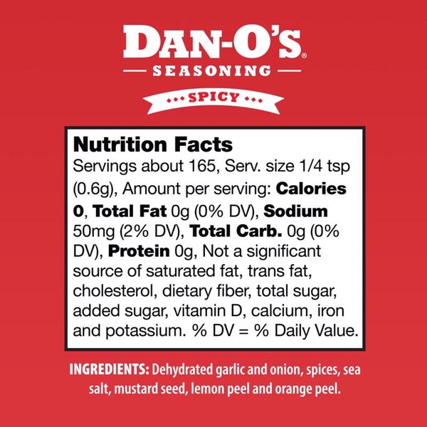 Dan-Os Dan-O's Spicy Seasoning 3.5 oz - DS35-1PK