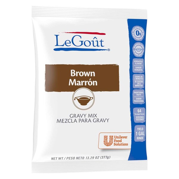 Legout Legout Sauces/Gravies Brown Instant Gravy Mix 13.29 oz., PK8 - 84129466