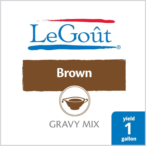 Legout Legout Sauces/Gravies Brown Instant Gravy Mix 13.29 oz., PK8 - 84129466