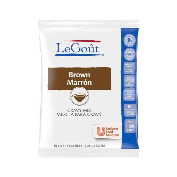 Legout Legout Sauces/Gravies Brown Instant Gravy Mix 13.29 oz., PK8 - 84129466