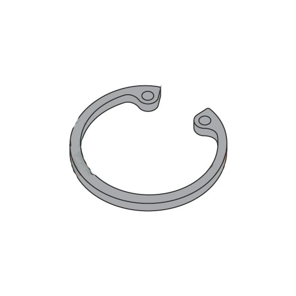 Newport Fasteners Internal Retaining Ring, Steel, Black Phosphate Finish, 0.75 in Bore Dia., 1000 PK - 193873