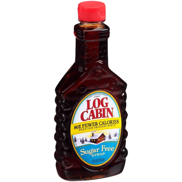 Log Cabin Log Cabin Sugar Free Syrup 12 Fl oz., PK12 - 4300000120