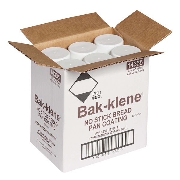 Bak-Klene Bak-Klene Bread Bakery Release And Pan Spray 14 oz. Aerosol, PK6 - 14335