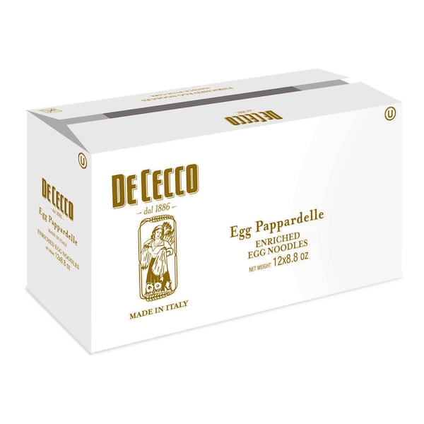 De Cecco De Cecco Egg Pappardelle Pasta 8.8 oz. Box, PK12 - VUN2101