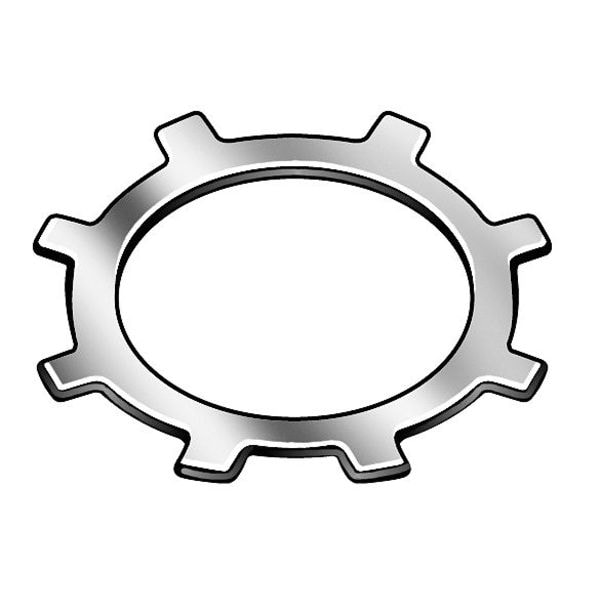 Zoro Select Internal Retaining Ring, Stainless Steel, Plain Finish, 5/16 in Bore Dia., 5 PK - TI-31SS