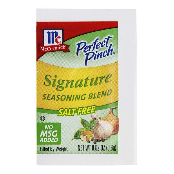 Mccormick McCormick Salt Free Signature Seasoning Blend .73g Packets, PK500 - 901210146