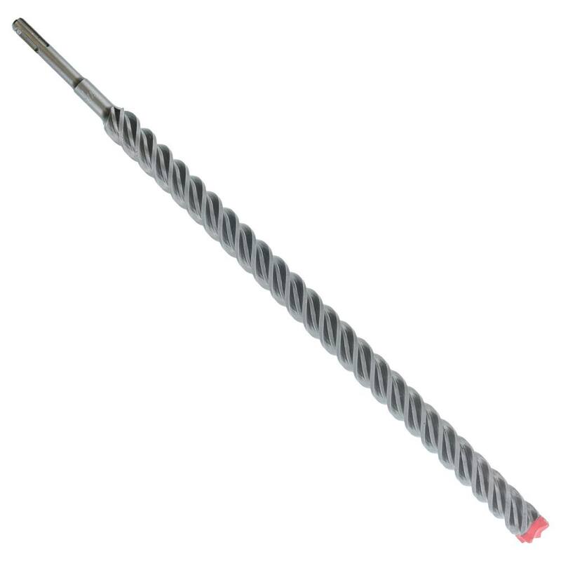 DIABLO 7/8 pulg. x 16 pulg. x 18 pulg. Barra de refuerzo Demon SDS-Plus de 4 cortadores con cabeza de carburo completo para taladro percutor - DMAPL4290